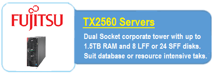 Fujitsu TX2560 Tower Servers